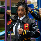 DROP 2: JBG Anniversary Cropped Varsity Jacket